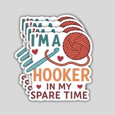 4PCS I’m a Hooker in My