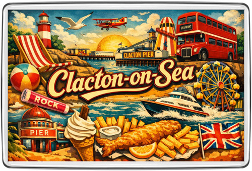 Clacton sea pier vintage - clacton-on-sea,