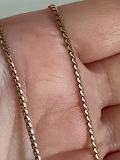 9ct rose gold necklace - , 24