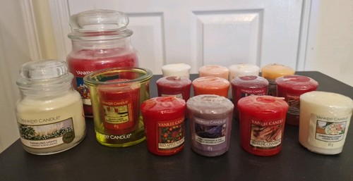 Various yankee candles - candles,