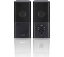 Advent ASP20BK20 2.0 Twin Speakers For PC/Laptop  - Black