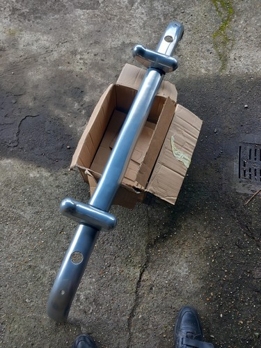 Alvis td21 rear bumper - rear, with