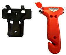 EMERGENCY CAR GLASS WINDOW HAMMER / SEAT BELT CUTTER with HOLDER motorhome boat