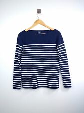 Gap Merino Wool Blend Breton Stripe Nautical Chunky Knit Jumper Small