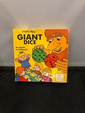 Giant Dice Game 1981 Child's Play Board Game Vintage Collectable Rare