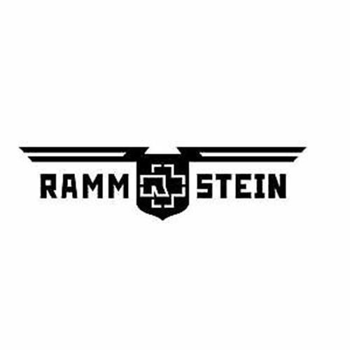 Rammstein vinyl decal die cut - die,