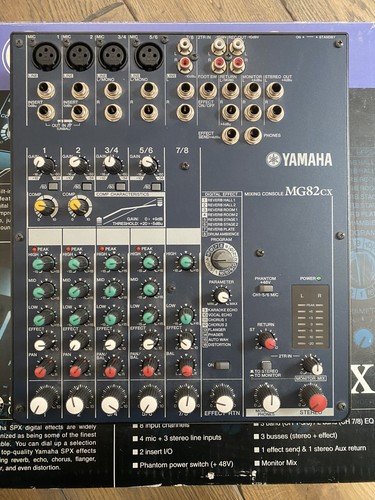 Yamaha mg82cx analog mixing - yamaha,