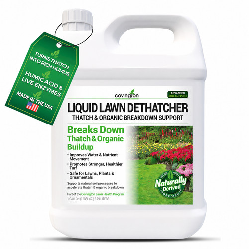Liquid lawn dethatcher - liquid,