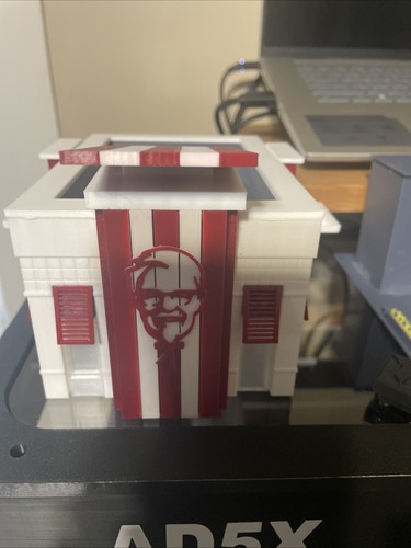 3dprinted kfc restaurant this - kfc,