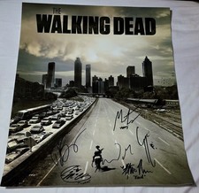 The Walking Dead Signed 16x20
