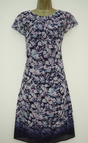 Kaliko purple floral tea dress - kaliko,