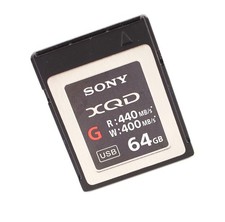 Sony XQD 64GB Memory Card Read