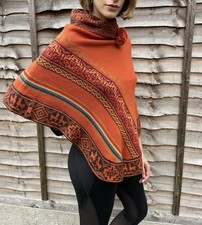 Peruvian Alpaca Wool Poncho