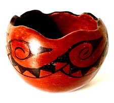 Vesta bread redware pottery - vesta,