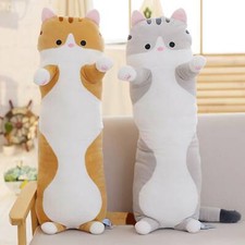 50/70/90cm super Long Cute Cat Doll Plush Toy Soft Stuffed Sleeping Pillow new