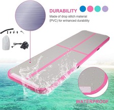 2/3/4/5/6m Gymnastics Mat Airtracks Inflatable Air Track Tumbling Floor Yoga Gym