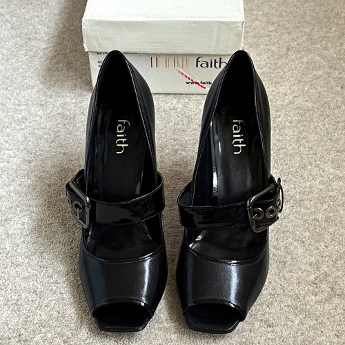Faith black patent - faith,
