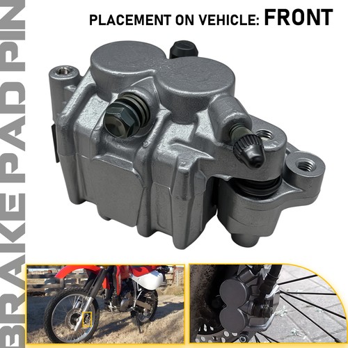 Front brake caliper with pads - brake,