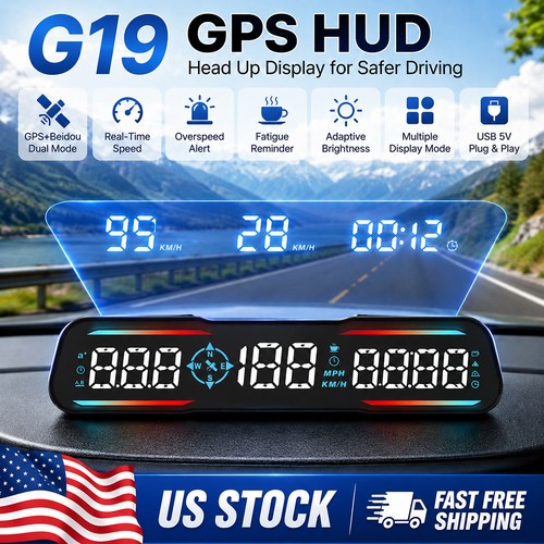 Digital gps hud speedometer - digital,