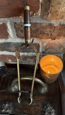 Vintage Fire Tongs Brass