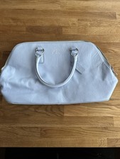 Large pale blue leather