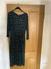 Boden Green Spotty Dress