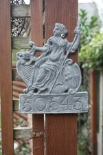 Architectural Reproduction Lead Insurance Fire Mark Plaque