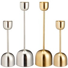 Metal Taper Candlestick Bell