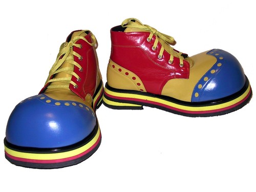 Professional clown shoes - clown,