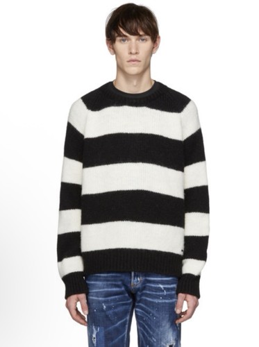 Dsquared2 alpaca blend striped - alpaca,