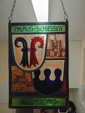 Heraldic Stained Glass Panel