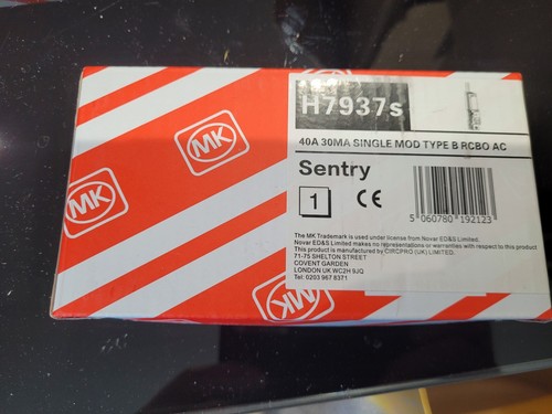 Rcbo h7937s 40a - mk, brand