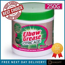 CITRIC ACID ELBOW GREASE LIMESCALE REMOVER DECREASE MULTIPURPOSE CLEANER 250G