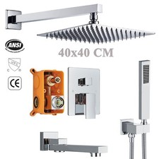 Chrome Concealed Shower Mixer