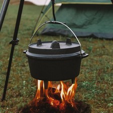 Camping Cast Iron Hanging Deep