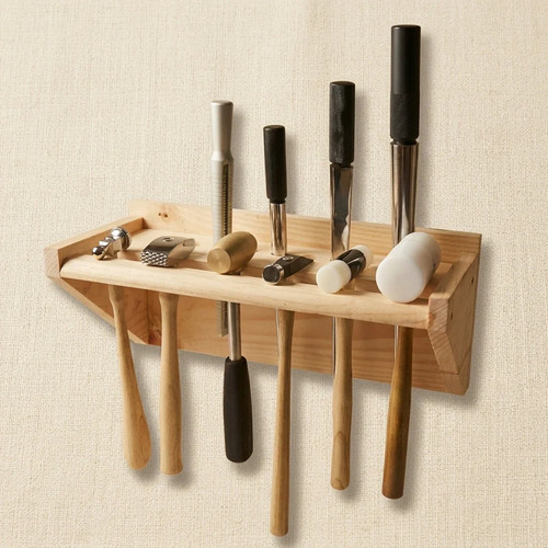 Wood hammer mandrel rack - hammer, &