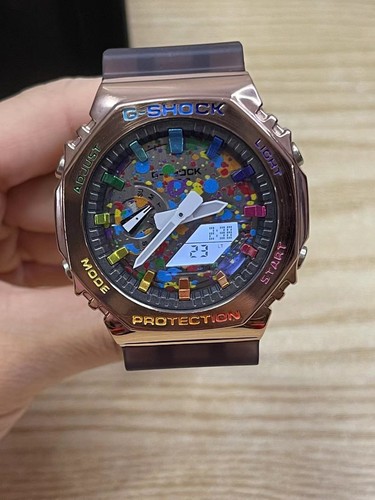 Casio shock gm2100 rose gold - g-shock,