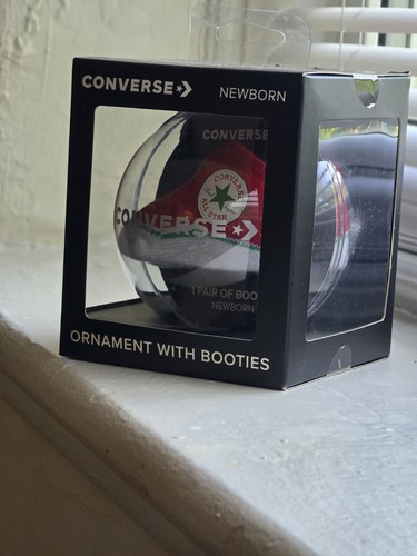 Converse ornament with booties - converse,