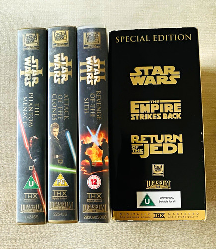 Vhs star wars episodes - episodes, i-vi
