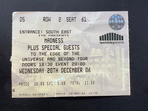 Madness special guests - &,