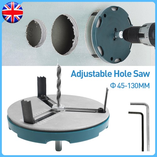 Adjustable hole saw - hole,