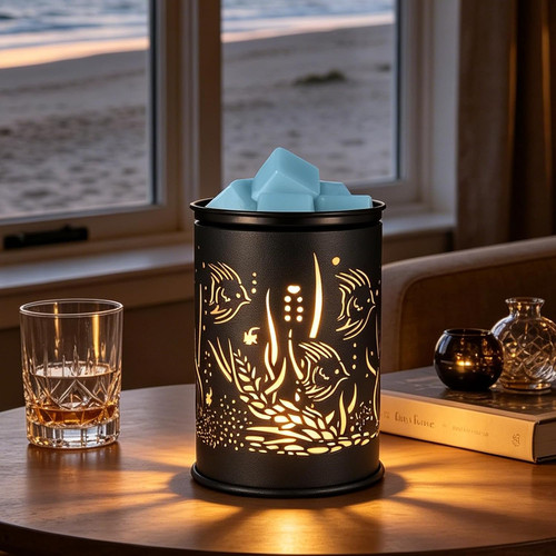 Metal wax warmer electric - metal,