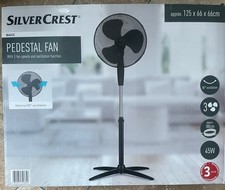 Silvercrest pedestal fan 45w - pedestal,
