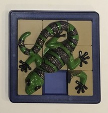 Vintage 2008 Toysmith 3D Lizard Gecko Sliding Puzzle 