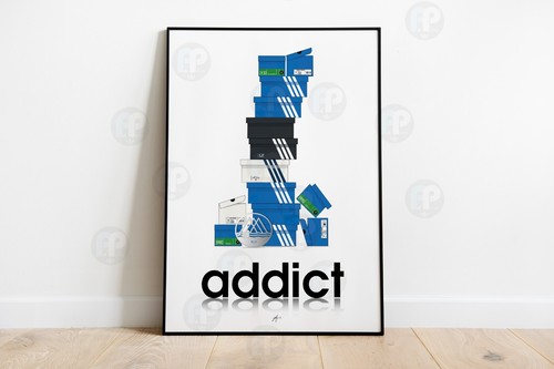 Funny poster addict trainer - funny,