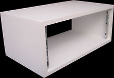4u UNIT 19" INCH RACK CABINET IN WHITE PRIMER  RECORDING STUDIO FURNITURE 