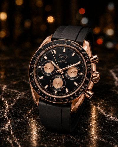 élannoir chronograph watch - chronograph,