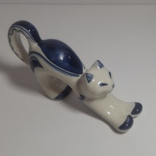 Gzhel russian porcelain blue - gzhel,