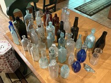 HUGE Lot of Antique Bottles