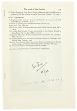 Iain Sinclair / Careful the